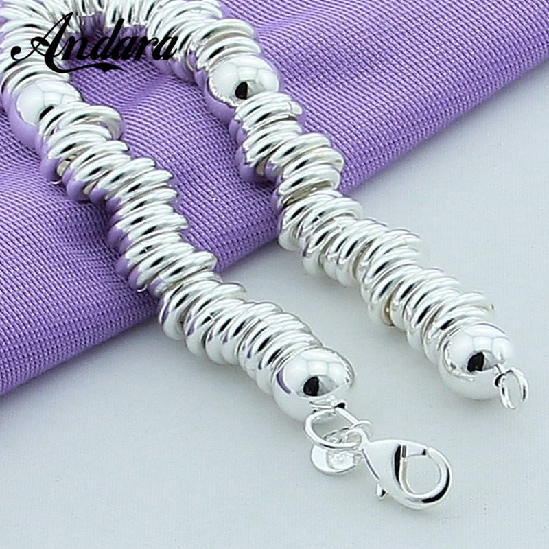 Silver Color Charm Bracelets