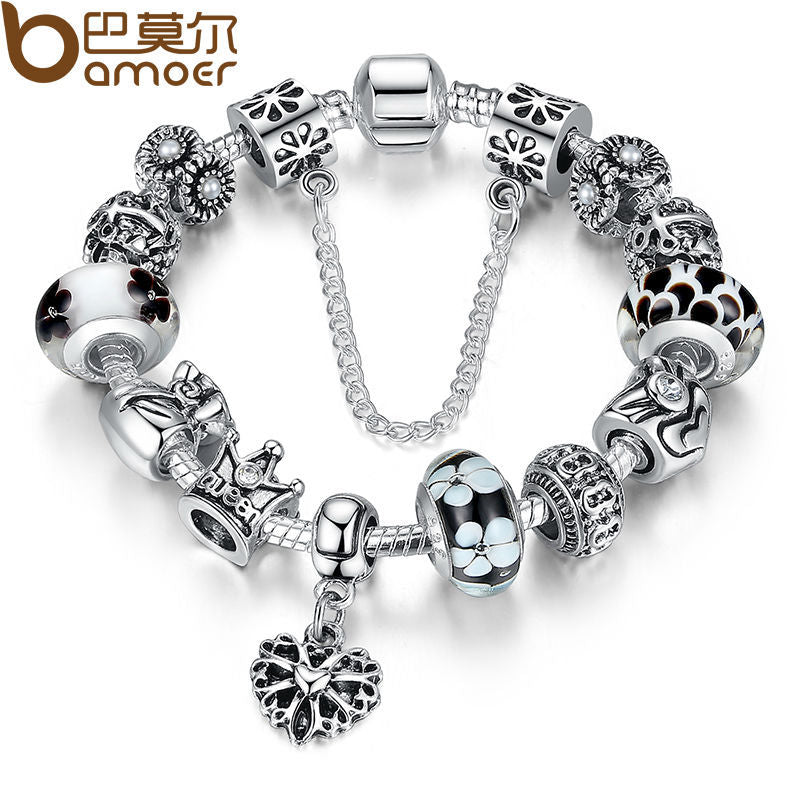 Silver Plated Charms Bracelet